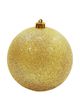 Bola de Natal Glitter Dourado 5cm - Kit C/ 4 Unid | Formosinha